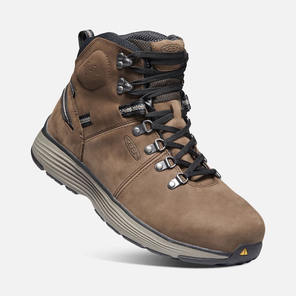 Botte de Travail Keen Homme Marron | Manchester 6\" Wp (Aluminum Toe) | QCGKY-5278